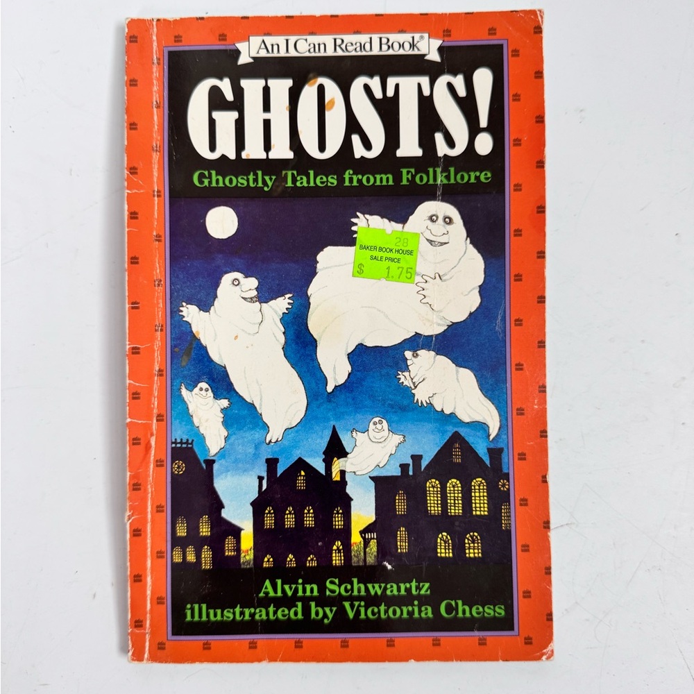 Vintage Ghosts! Ghostly Tales From Folklore Children's Book 90s